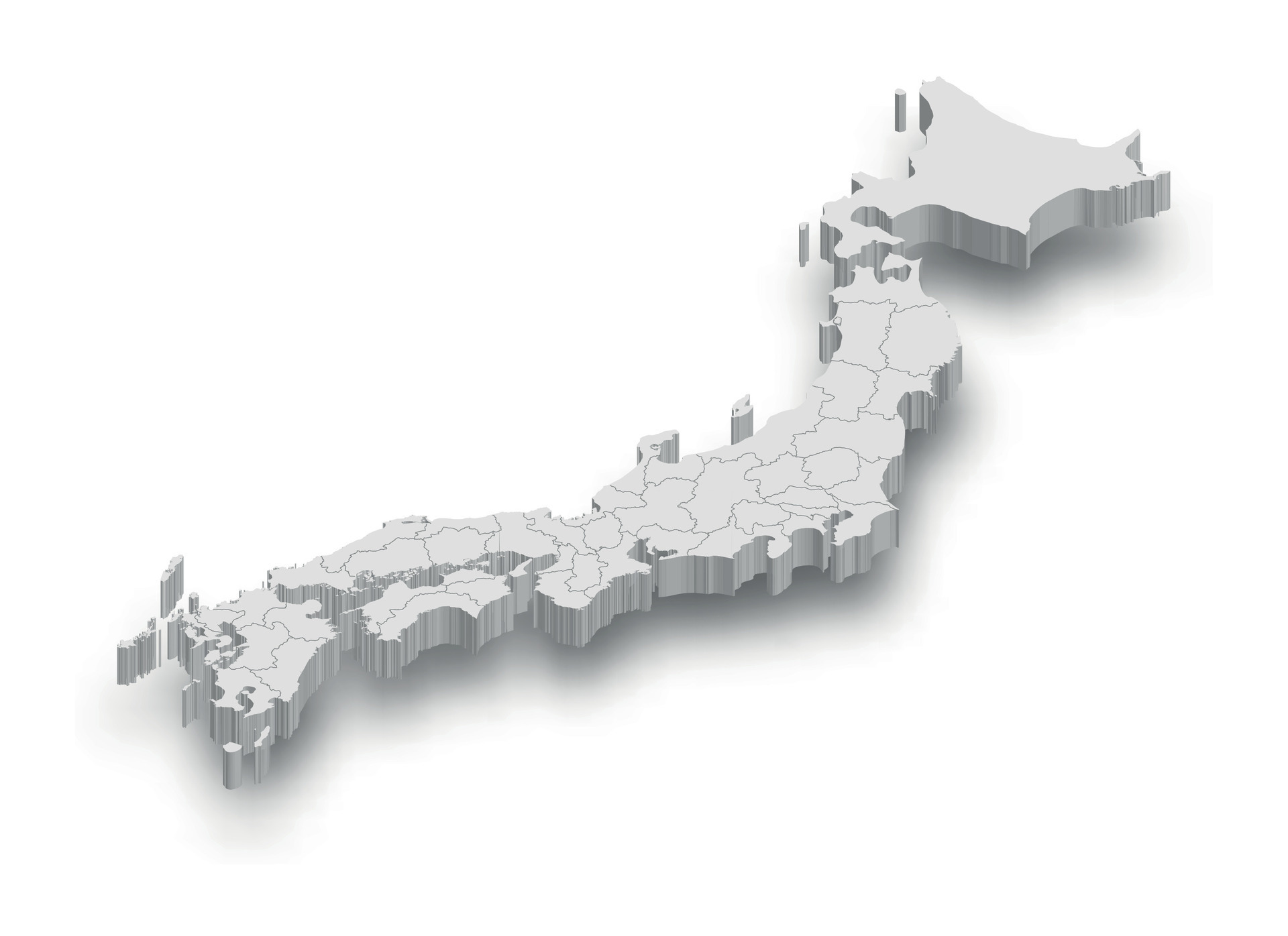 Japan country map