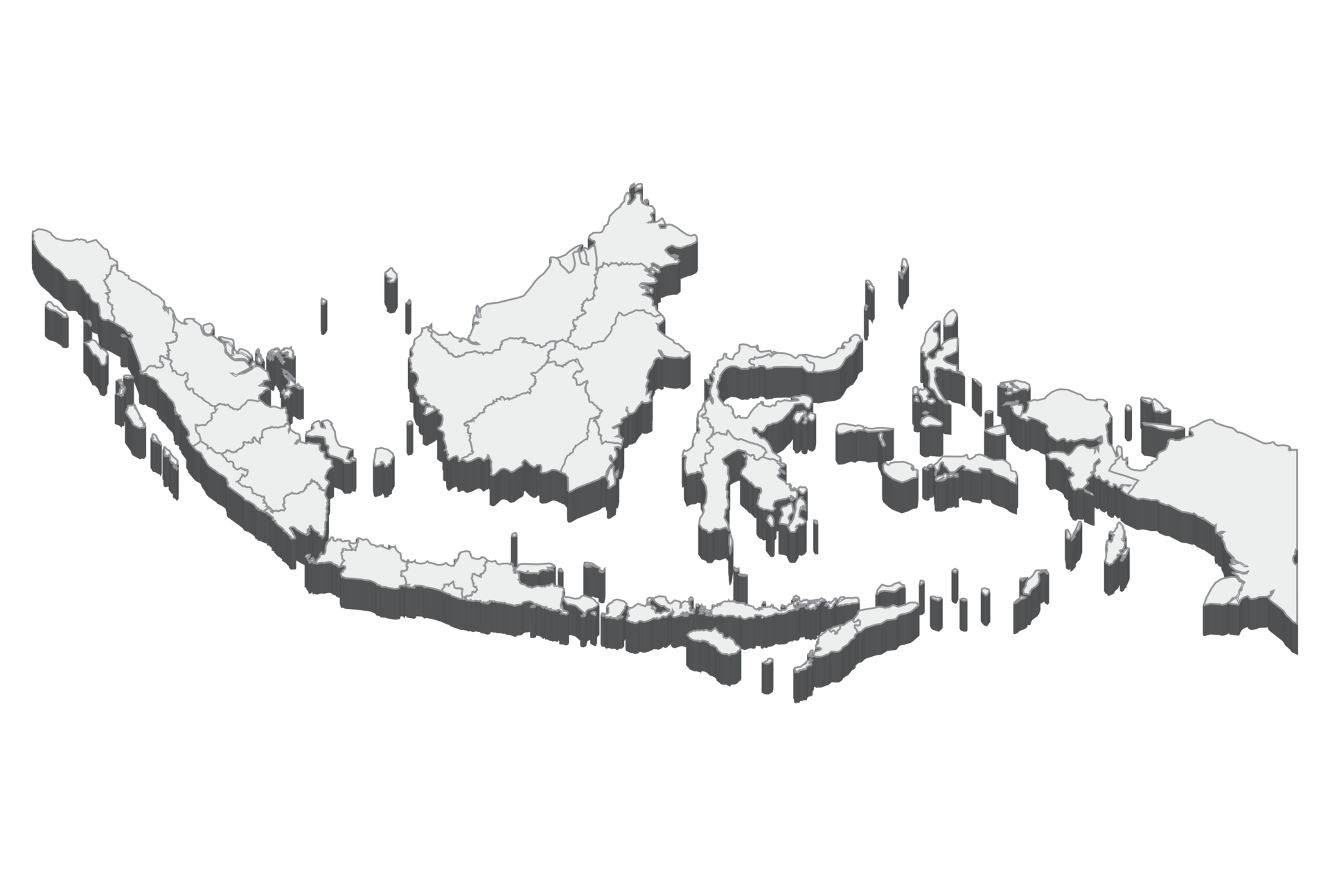 Indonesia country map