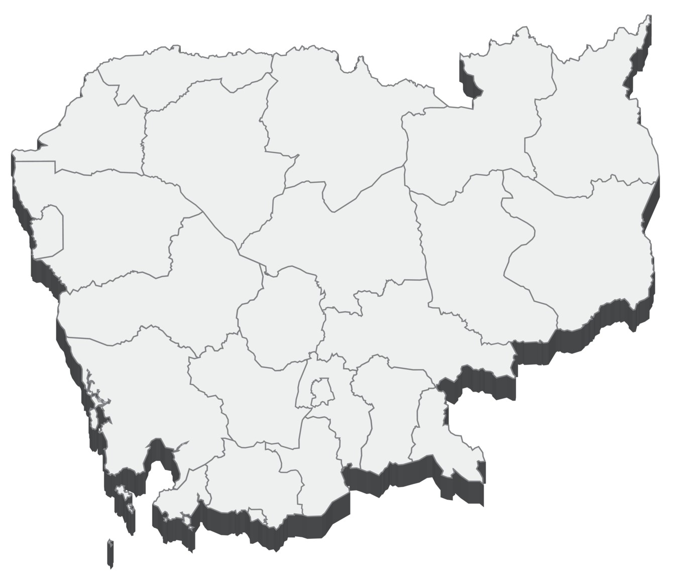 Map of Cambodia