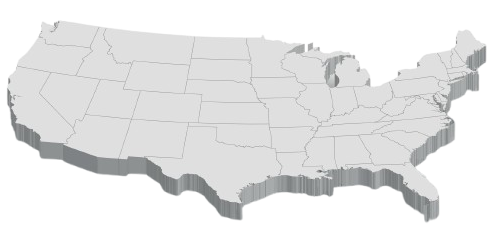 Map of United States of America